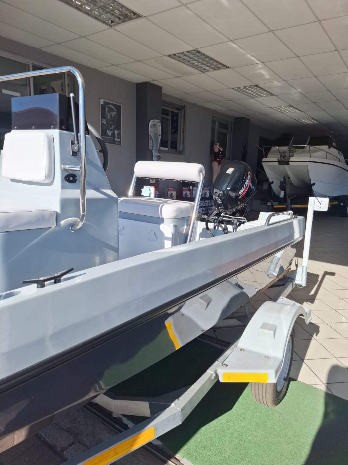 450 BANDIT ON TRAILER WITH DF30 SUZUKI 4-STROKE - Image 5