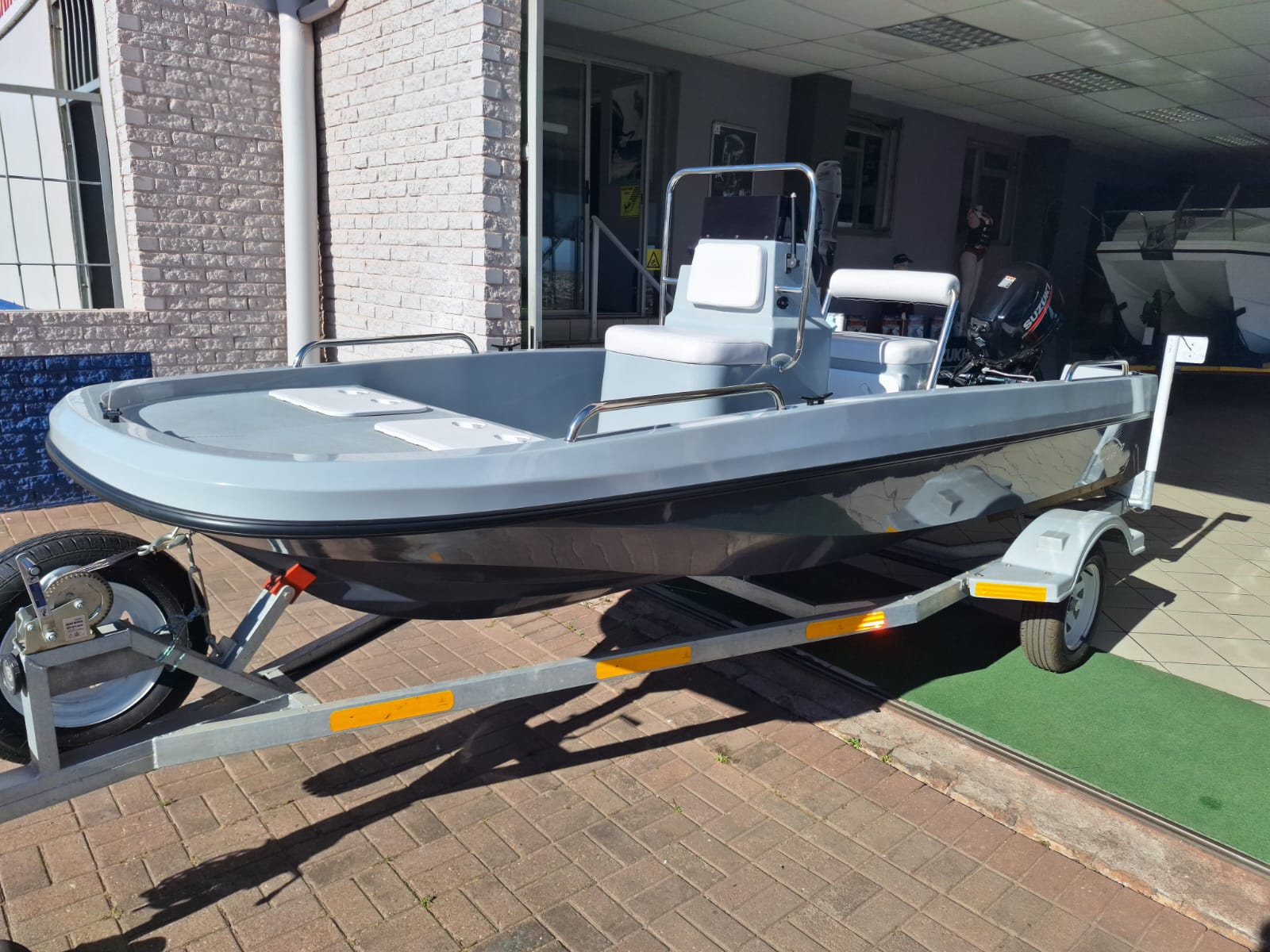 450 BANDIT ON TRAILER WITH DF30 SUZUKI 4-STROKE - Image 6
